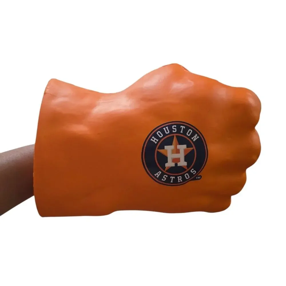 MLB Houston Astros Fan Fist Foam Hulk Hand Drink Beer Soda Can Holder